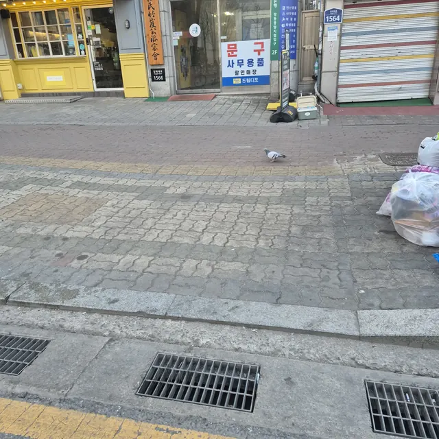콘크리트포장공사 전 - 타설 전 거푸집 설치 현장